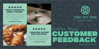 Modern Coffee Shop Feedback Twitter post Image Preview