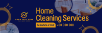 Modern Cleaning Service Twitter Header Preview