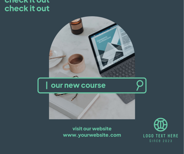 New Course Facebook Post Design Image Preview