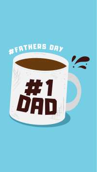 Father's Day Coffee Instagram story Image Preview