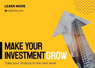 Level Up your Finance Postcard Image Preview