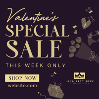 Valentines Sale Deals Instagram Post Design