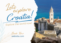 Beautiful Places In Croatia Postcard Preview