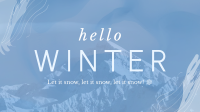 Winter Greeting Facebook event cover Image Preview