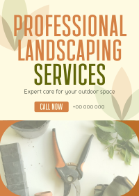 Professional Landscape Services Poster Image Preview