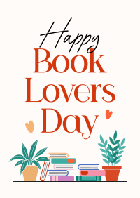 Book Lovers Celebration Poster Design
