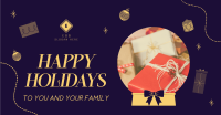 Holiday Gift Christmas Greeting Facebook Ad Design