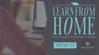 Minimalist Remote Learning Animation Preview