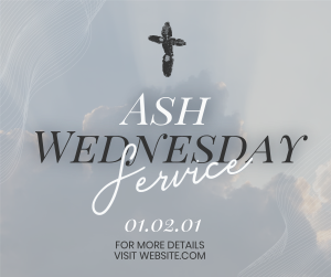Cloudy Ash Wednesday  Facebook post Image Preview