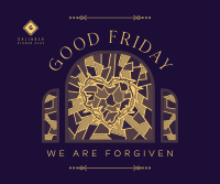 We are Forgiven Facebook Post Design