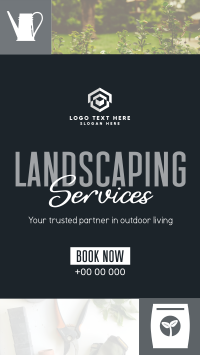 Landscape Garden Service TikTok Video Preview