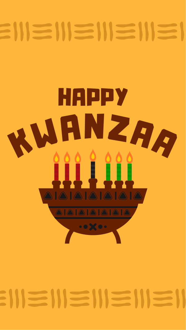 Happy Kwanzaa Celebration Facebook Story Design Image Preview