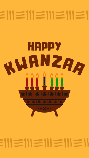 Happy Kwanzaa Celebration Facebook story