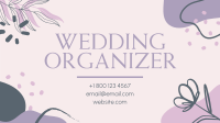 Abstract Wedding Organizer Facebook Event Cover Design