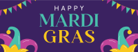 Mardi Gras Celebration Facebook cover Image Preview