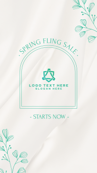 Spring Fling Sale Instagram Story Design