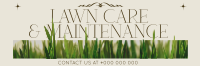 Elegant Lawn Care Twitter Header Image Preview