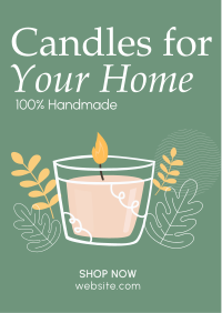 Home Candle Flyer Design