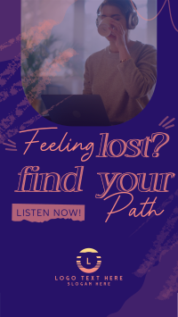 Finding Path Podcast Instagram Story Design