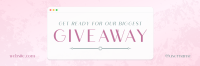 Elegant Chic Giveaway Twitter header (cover) Image Preview