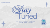 Minimalist Stay Tuned Facebook Event Cover Image Preview