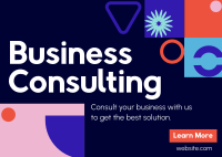 Business Consult for You Postcard Image Preview