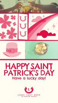 Rustic St. Patrick's Day Greeting Facebook Story Design