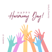 Harmony Day Hands Instagram post Image Preview