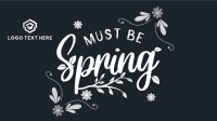 Must be Spring Facebook Event Cover Design