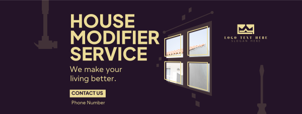 House Modifier Service Facebook Cover Design Image Preview