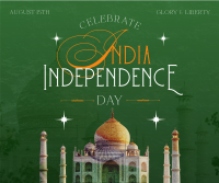 India Independence Taj Mahal Facebook post Image Preview