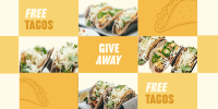 Tacos Giveaway Twitter post Image Preview