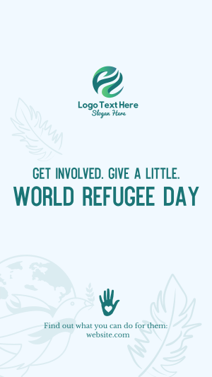 World Refugee Day Dove Instagram story