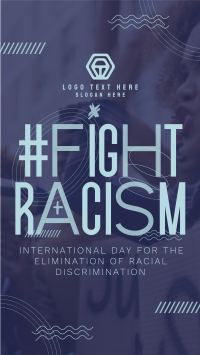Fight Racism Now Facebook Story Design