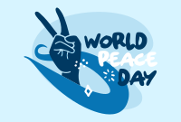 Peace Day Doodles Pinterest Cover Design