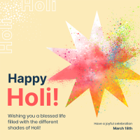 Holi Star Instagram Post Image Preview