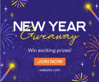 New Year Special Giveaway Facebook Post Design
