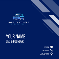 Car Vehicle Garage Business Card Design