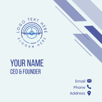 Airplane Radar  Business Card Design