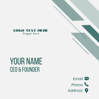 Enterprise Brand Wordmark Business Card Design