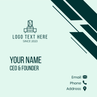 Mirror Furniture Letter Business Card | BrandCrowd Business Card Maker