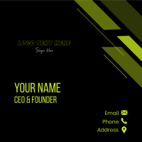 Startup Apparel Clothing Business Card Design