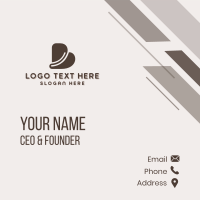 Generic Business Letter B Business Card Design