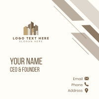 Urban City Building Business Card Design