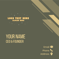 Quirky Star Sparkle Business Card Design