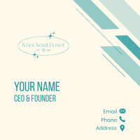 Dainty Retro Business Business Card Design