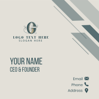 Fashion Designer Traditional Tailor Business Card Design