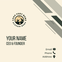 Adventure Mountain Road Business Card Design