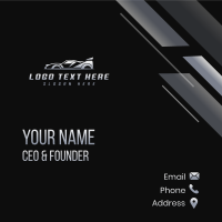 Automobile Race Car Business Card Design