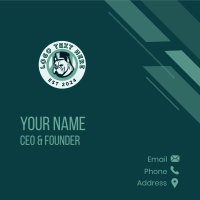 Bulldog Dog Grooming Business Card Design